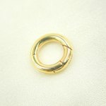 Load image into Gallery viewer, 14k Solid Gold Round Clasp 15mm