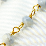 Load image into Gallery viewer, Coated Quartz Gold Plated Wire Chain