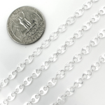 Load image into Gallery viewer, 925 Sterling Silver Flat Textured Marina Chain