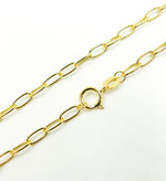Load image into Gallery viewer, 060KF5. 14K Solid Gold Paperclip Chain