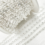 Load image into Gallery viewer, Sterling Silver Marina and Cable Link Chain