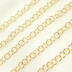 Load image into Gallery viewer, 14K Gold Filled Round Link Chain