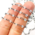 Load image into Gallery viewer, Opalite Wire Wrap Chain