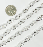 Load image into Gallery viewer, 565MTSS. Sterling Silver Hollow Infinity Link Chain