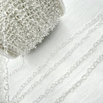 Load image into Gallery viewer, Sterling Silver Heart Link Chain