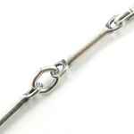 Load image into Gallery viewer, Oxidized Sterling Silver Fancy Bar Chain