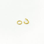 Load image into Gallery viewer, Gold Plated 925 Sterling Silver Open Jump Rings 20 Gauge 4,5 & 6mm. GPJRO