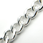 Load image into Gallery viewer, Sterling Silver Curb Link Chain