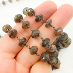 Load image into Gallery viewer, Andalusite Oxidized Wire Chain.