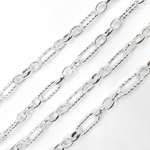 Load image into Gallery viewer, 925 Sterling Silver Paperclip Chain