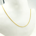 Load image into Gallery viewer, 14K Solid Yellow Gold Curb Link Chain