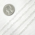 Load image into Gallery viewer, Sterling Silver Heart Link Chain