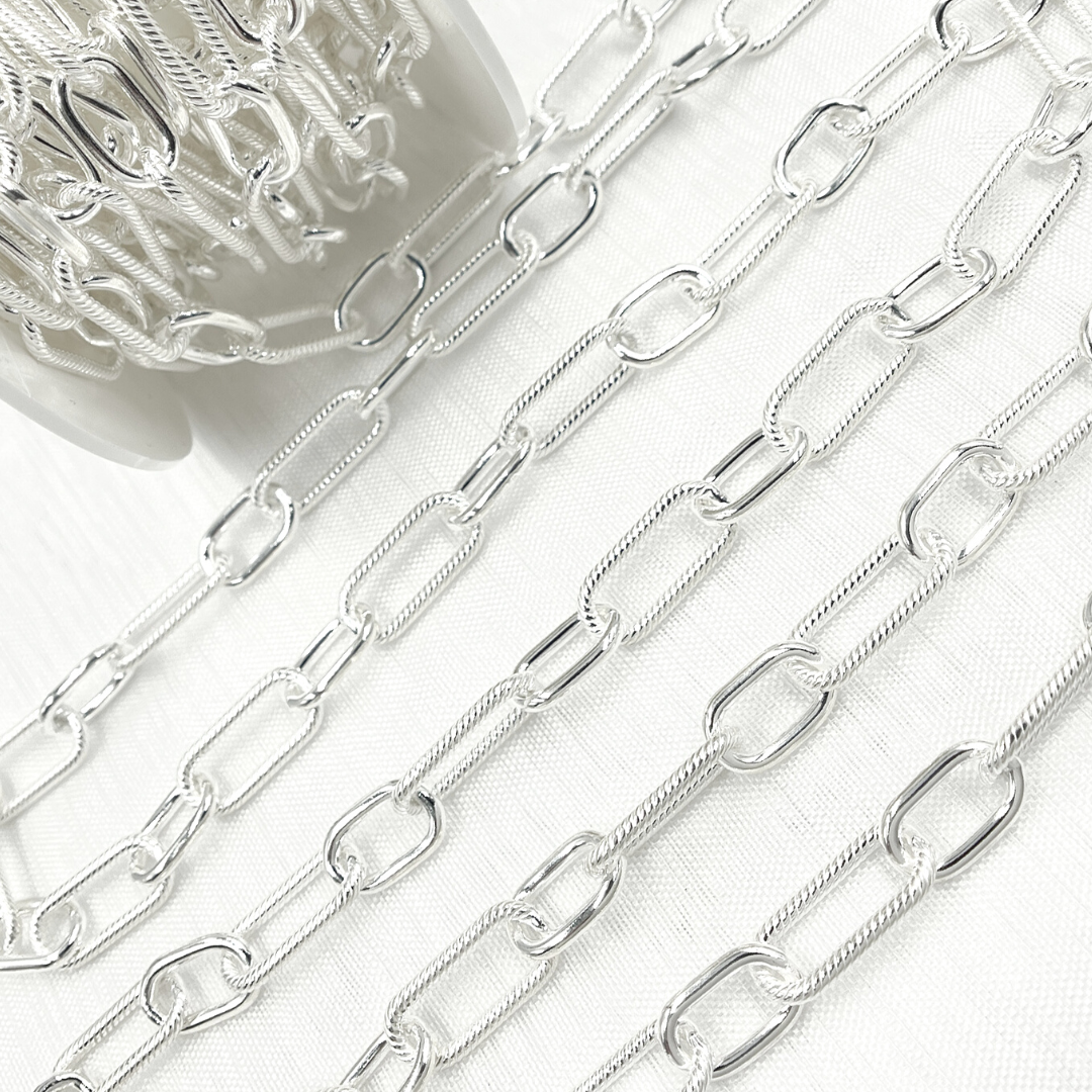 Sterling Silver Paperclip Chain