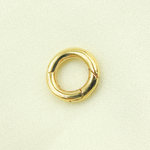 Load image into Gallery viewer, 14k Solid Gold Round Clasp 13mm.