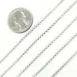 Load image into Gallery viewer, Sterling Silver Round Box Chain