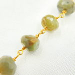 Load image into Gallery viewer, Cats Eye Gold Plated Wire Chain.