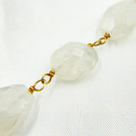 Load image into Gallery viewer, Moonstone Oval Shape Gold Plated Wire Chain.