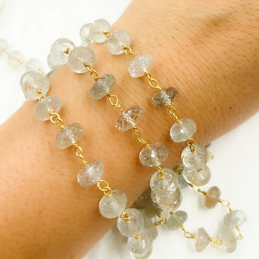 Imperial Topaz Gold Plated Wire Chain