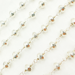 Load image into Gallery viewer, Silver Pyrite 925 Sterling Silver Wire Chain