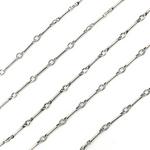 Load image into Gallery viewer, 567OX. Oxidized Sterling Silver Fancy Bar Chain