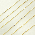 Load image into Gallery viewer, 14K Solid Yellow Gold Flat Marina Link Chain
