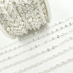 Load image into Gallery viewer, 925 Sterling Silver Diamond Cut Marina Chain.