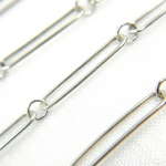 Load image into Gallery viewer, V39OX. Oxidized Sterling Silver Paperclip Link Chain