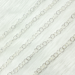 Load image into Gallery viewer, 925 Sterling Silver Twisted Round Link Chain.