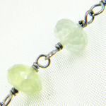 Load image into Gallery viewer, Prehnite Oxidized Wire Chain