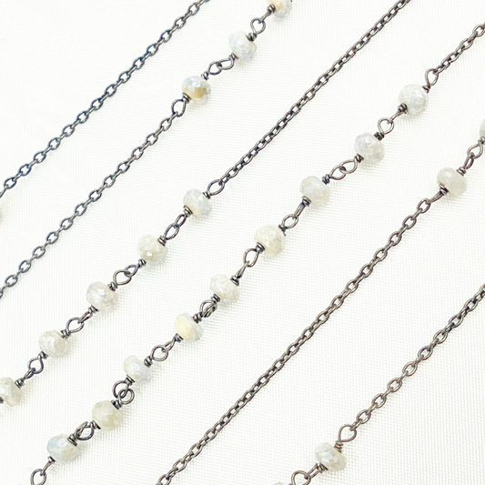 Silverite Fancy Oxidized Wire Chain.