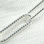 Load image into Gallery viewer, 925 Sterling Silver Paperclip Hammered Link Chain.