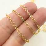 Load image into Gallery viewer, 14K Gold Filled 1 Long & 3 Short Link Chain