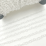 Load image into Gallery viewer, Sterling Silver Heart Link Chain