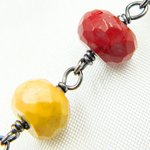 Load image into Gallery viewer, Mookaite Oxidized 925 Sterling Silver Wire Chain