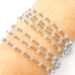 Load image into Gallery viewer, Opalite Wire Wrap Chain