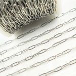 Load image into Gallery viewer, Oxidized Sterling Silver Hammered Paperclip Link Chain