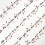 Load image into Gallery viewer, Pink Coral Cluster Dangle Oxidized Wire Chain.