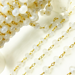 Load image into Gallery viewer, Coated Chaceldony Gold Plated Wire Chain