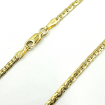 Load image into Gallery viewer, 14K Solid Gold Flat Snake Chain