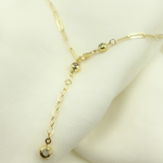 Load image into Gallery viewer, 14K Solid Gold Flat Paperclip Chain