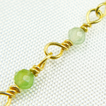 Load image into Gallery viewer, Chrysoprase Wire Wrap Chain