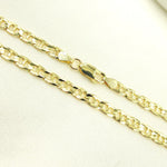 Load image into Gallery viewer, 100FLP1FGT2A9L001. 14K Solid Gold Flat Marina Link Chain