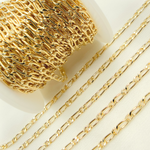 Load image into Gallery viewer, 14K Gold Filled Flat Oval & Round Link Curb Chain.