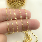 Load image into Gallery viewer, 14k Solid Yellow Gold Diamond Cut Marina Chain
