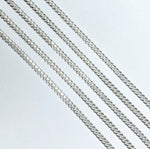 Load image into Gallery viewer, Sterling Silver Flat Curb Chain