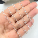 Load image into Gallery viewer, Sterling Silver Heart Link Chain