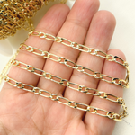 Load image into Gallery viewer, 14K Gold Filled Flat Oval & Round Link Curb Chain.