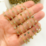 Load image into Gallery viewer, Cats Eye Wire Wrap Chain