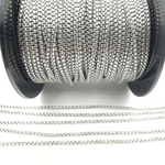 Load image into Gallery viewer, Oxidized 925 Sterling Silver Round Box Chain.