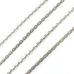 Load image into Gallery viewer, Oxidized Sterling Silver Thick Cable Link Chain